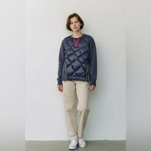 Ivivva by Lululemon Girls Goose Down Practice Makes Perfect Scuba Pullover sz 14